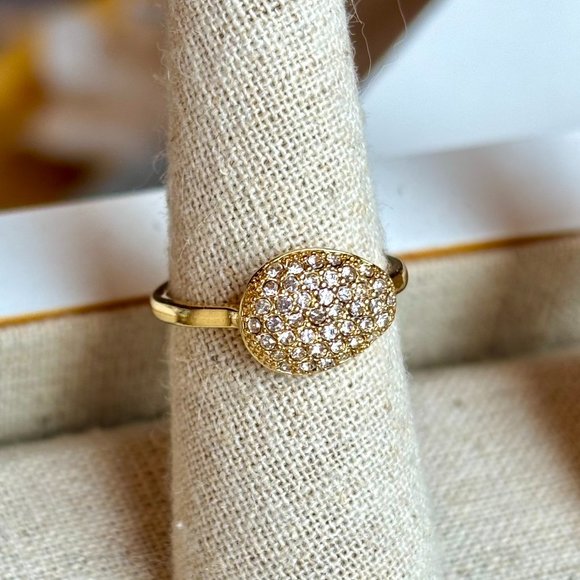 Ulani Pave Ring - Gold - Picture 2 of 4